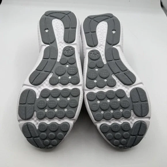 Under Armour UA Charged Assert 10 Shoes Mens 9.5 Grey/Orange Running Sneakers